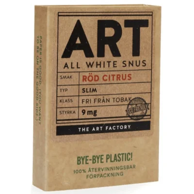 ART Röd Citrus 9mg SLIM All White