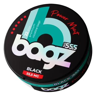 Bagz Black Power Mint 55,5 mg