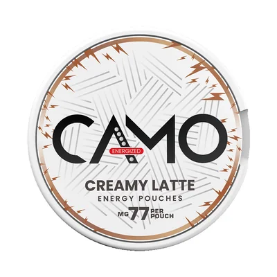 CAMO Creamy Latte Energy Pouches 77 mg