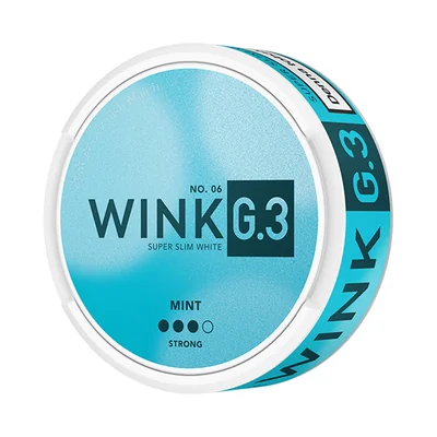 G.3 No.06 WINK Mint Super Slim White Strong