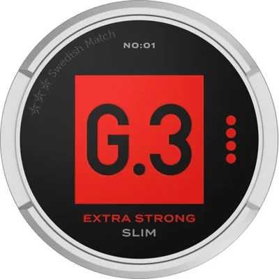 G.3 Slim Extra Strong Portionssnus