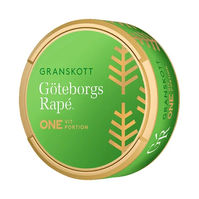 Göteborgs Rapé ONE Granskott Vit Portion