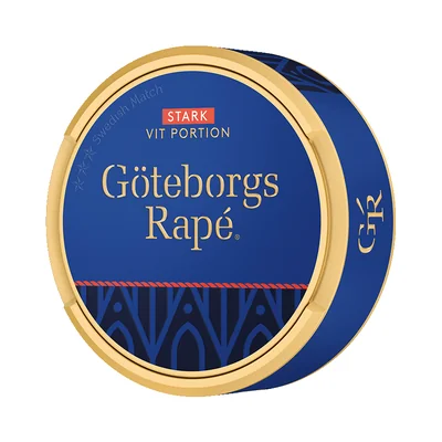 Göteborgs Rapé Stark Vit Portion