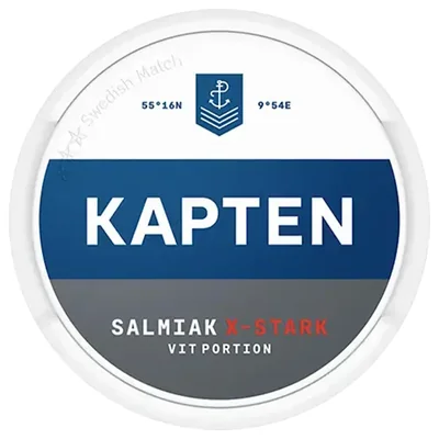 Kapten Salmiak X-Stark Vit