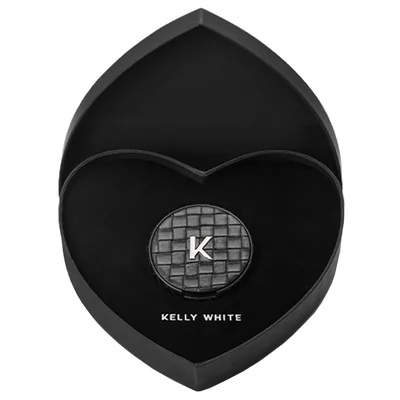 Kelly White Valentine Hart Box Black