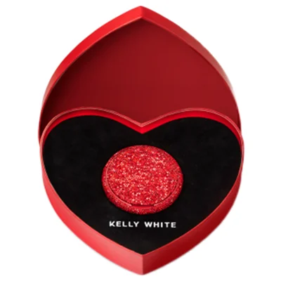 Kelly White Valentine Hart Box Red