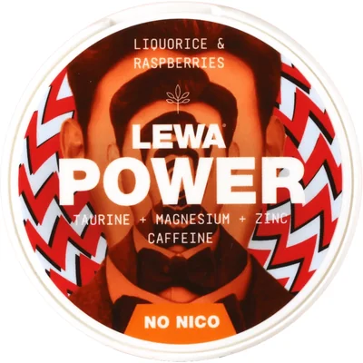 LEWA Power Liquorice & Raspberries