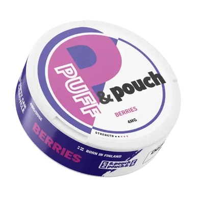 Puff & Pouch Berries 4mg – pris och jämförelse hos 3 butiker