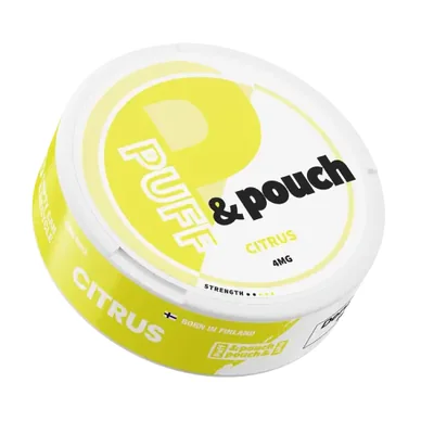 Puff & Pouch Citrus 4mg – pris och jämförelse hos 3 butiker