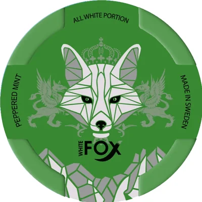 White Fox Peppered Mint Slim Extra Strong