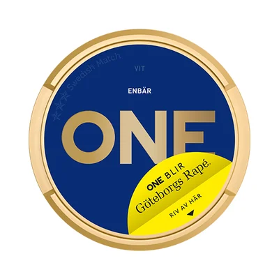 ONE Blå White Portion