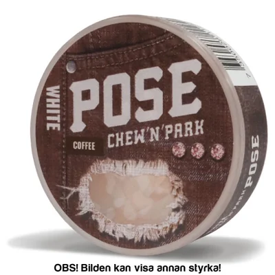 POSE 4mg Coffee All White
