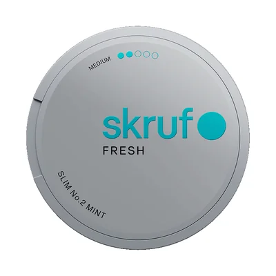 Skruf Fresh No.02 Slim White Mint Medium