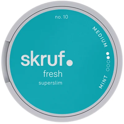 Skruf No.10 Superslim Fresh White