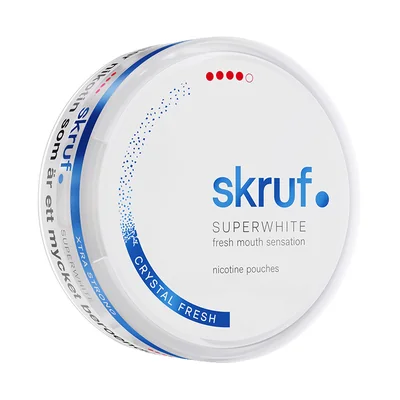 Skruf Superwhite Crystal Fresh Xtra Strong