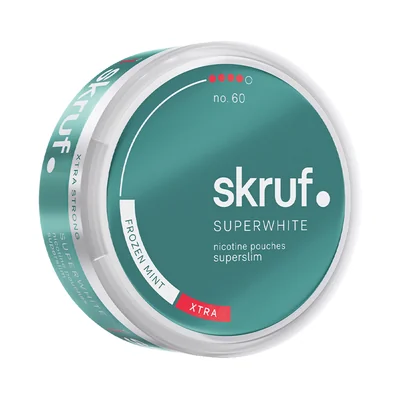 Skruf Superwhite No.60 Frozen Mint Superslim Xtra