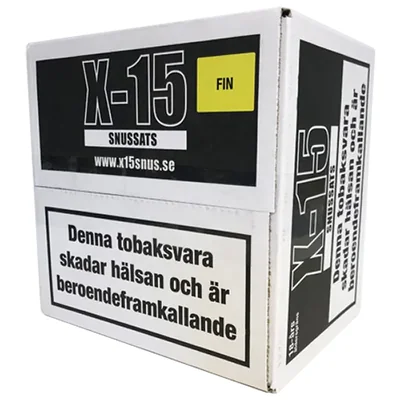 X-15 Fin Snussats Lössnus