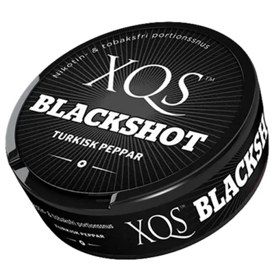 XQS Blackshot Nikotinfritt Portionssnus